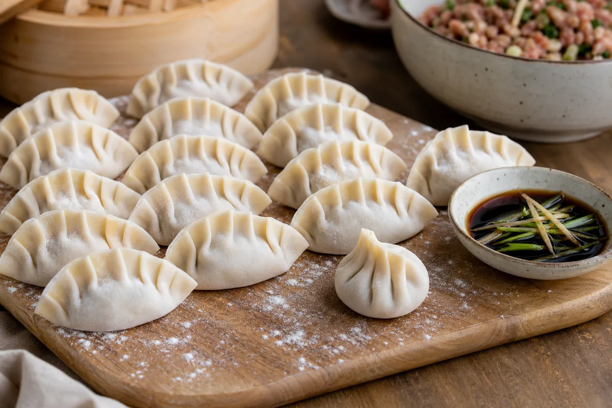 Raviolis chinois maison : réussir les jiaozi au porc