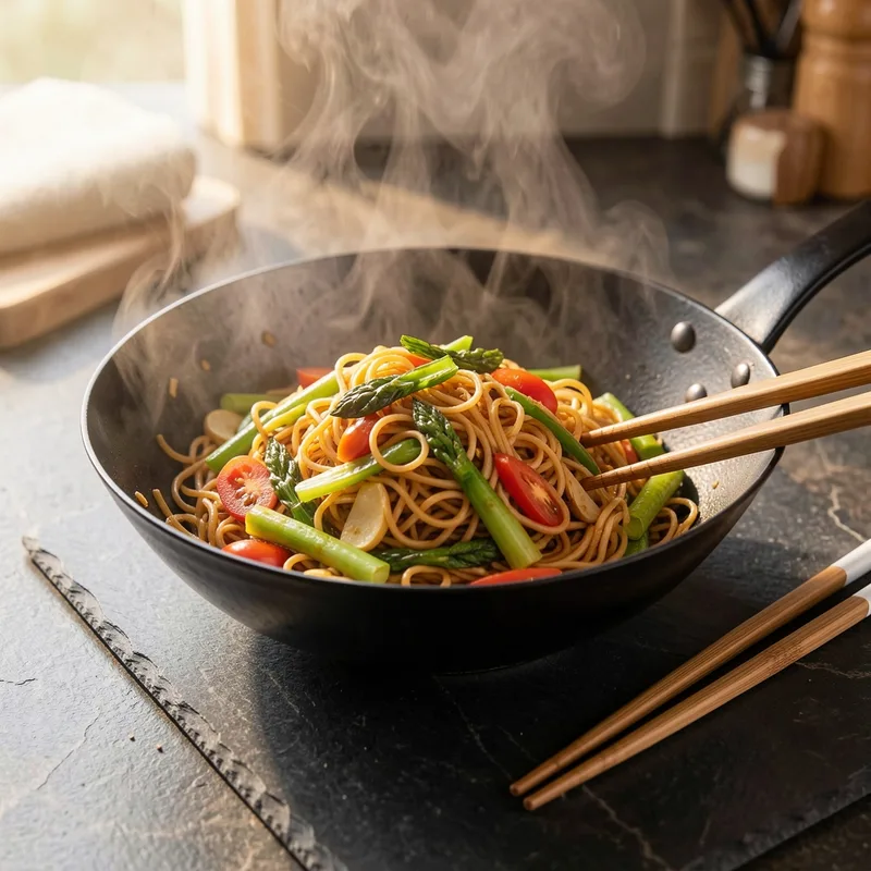 Nouilles sautées chinoises maison : la méthode qui marche